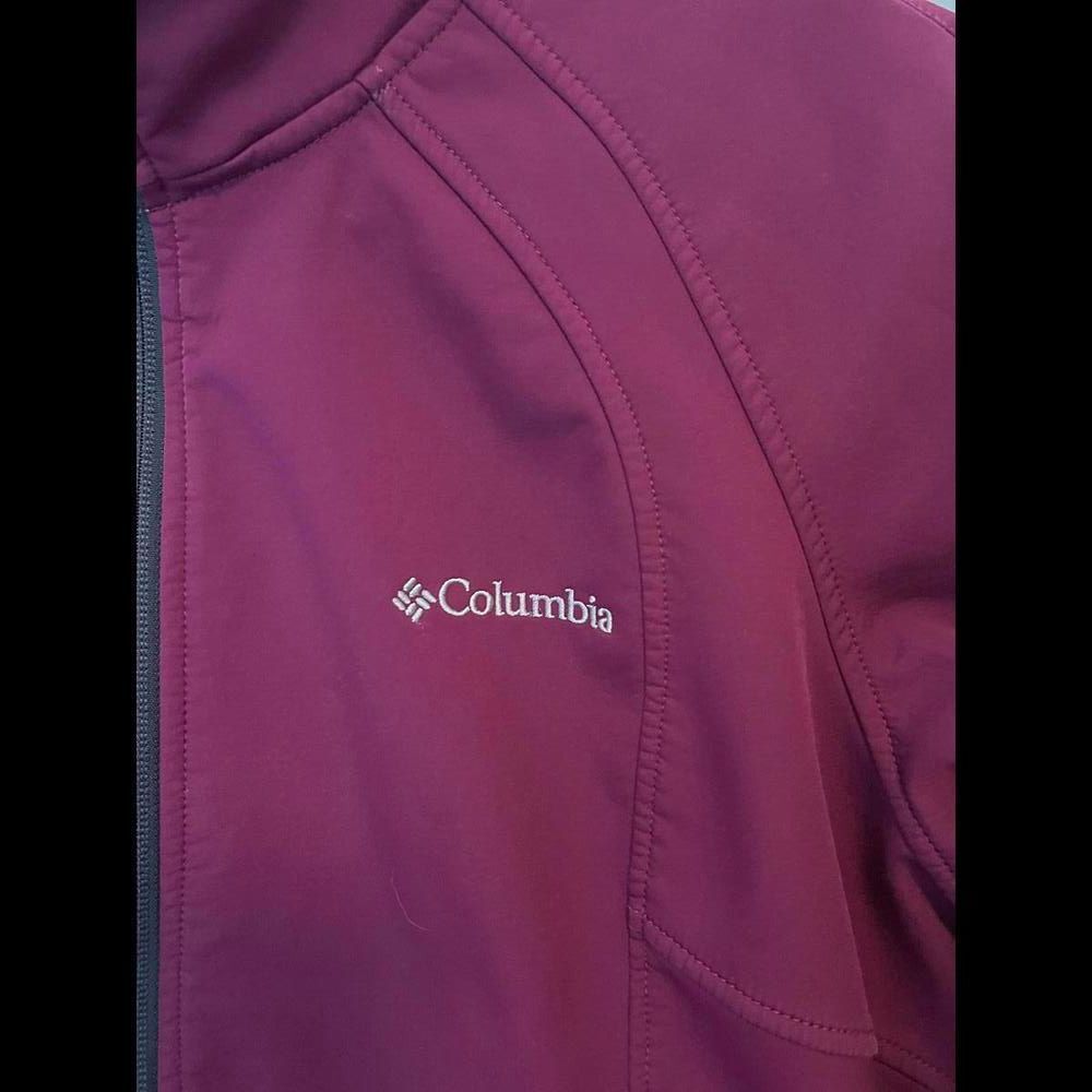 Columbia Jacket Purple Full Zip Women's Size Large - Picture 2 of 6